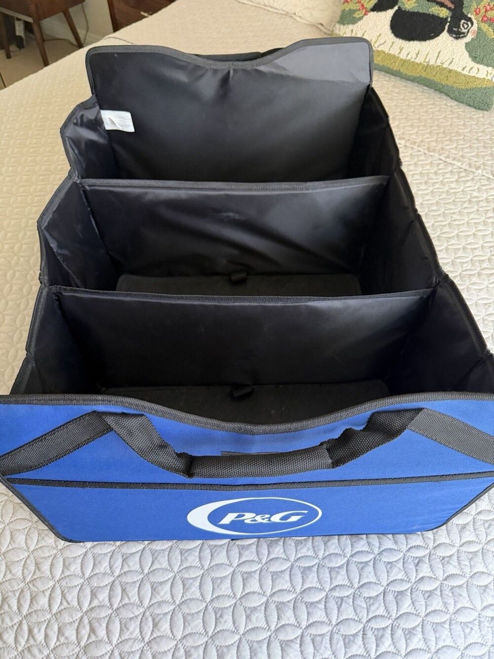 Igloo P&G Branded Expandable Trunk Organizer w/3 Compartments & Handles